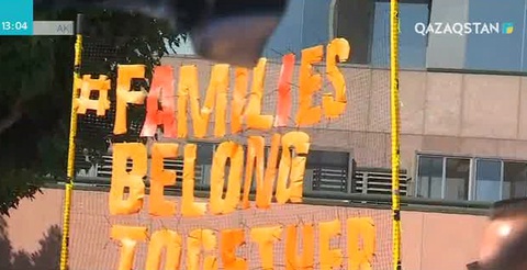 Лос-Анджелесте Трампқа қарсы шеруден кейін 18 адам тұтқындалды