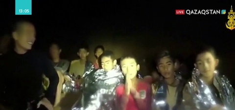 Таиландта үңгірде адасып кеткен балалардың видеосы жарияланды