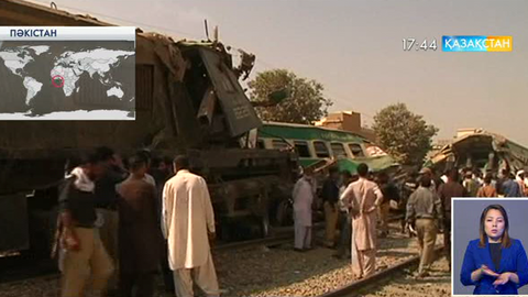 Пәкістанда екі пойыз соқтығысып, 20 адам қаза тапты 