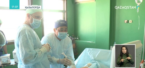 Қызылордада алғаш рет бауырдағы қатерлі ісік электр тоғы арқылы ыдыратылды