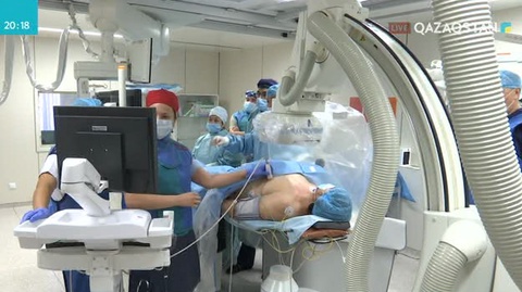 Талдықорғанда алғаш рет жүрек қалқаншасының туа біткен ақауын жабық әдіспен бітеу операциясы жасалды