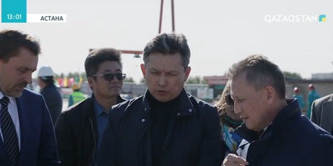 Астана әкімі құрылыс нысандарын аралады