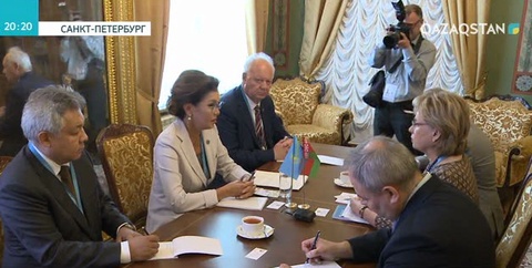 Сенат депутаты Д.Назарбаева Грузия Парламентінің вице-спикері М.Щеткинамен екіжақты кездесу өткізді
