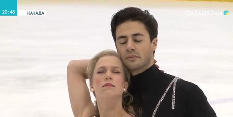 Канадалық мәнерлеп сырғанаушылар Денис Теннің рухына арнап қойылым қойды