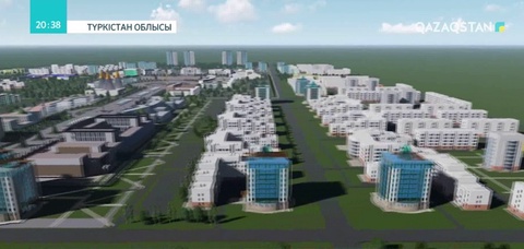 Елбасы бекіткен Бас жоспарға сәйкес Түркістанда бірнеше нысан бой көтермек