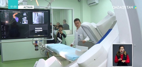 Астанадағы кардиохирургия орталығында жаңа операциялық бөлме ашылды