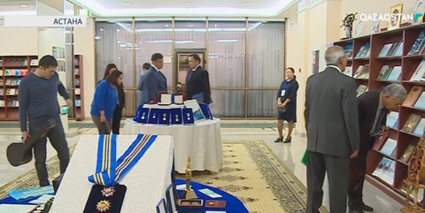 Мырзатай Жолдасбековтың еңбектері көрмеге қойылды