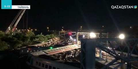 Тайваньда пойыз апатынан 22 адам қаза тапты