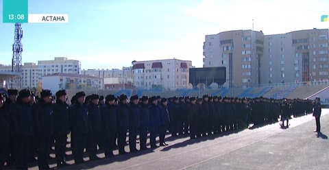 Ішкі істер органдарына жаңадан қабылданған қызметкерлер ант қабылдады