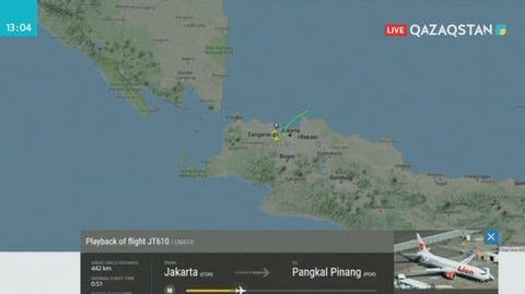 Индонезияда жолаушылар ұшағы теңізге құлады