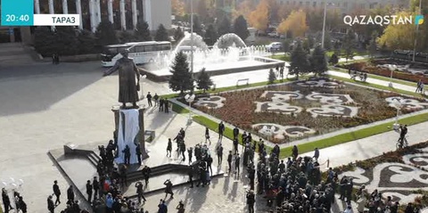 Таразда қала күні қарсаңында 20 нысан жаңадан салынды