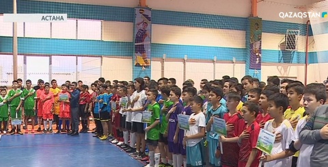 «Білім-инновация» лицейлерінің оқушылары арасында шағын футболдан жарыс өтті