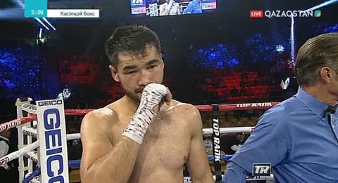 Сағадат Рахманқұл кәсіпқой рингтегі төртінші жекпе-жегінде есе жіберді (ВИДЕО)