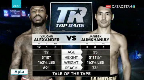 Жәнібек Әлімханұлы кәсіби рингтегі 4-ші кездесуінде жеңіске жетті