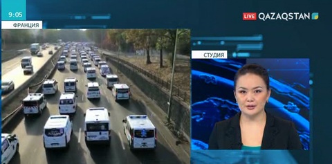 Парижде жүздеген жедел жәрдем көлігі медицина саласындағы реформаға қарсы жолды жауып тастады