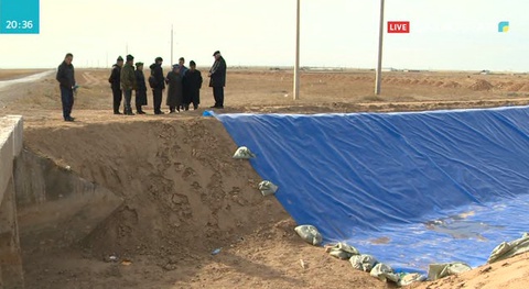 Алматы облысында ауыл тұрғындары су каналын жөндеу жұмысының жобасына қарсы