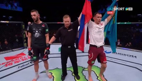 Дамир Исмагулов UFC-дегі алғашқы жекпе-жегінде жеңіске жетті (ВИДЕО)