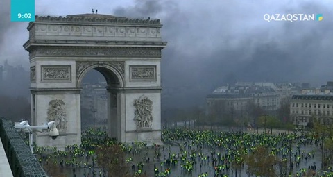 Франциядағы қымбатшылыққа қарсы шеруге ЖОО студенттері қосылды