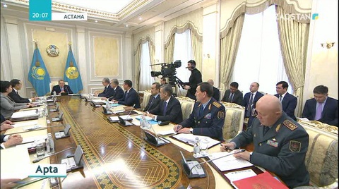 Мемлекет басшысының төрағалығымен Қауіпсіздік кеңесінің отырысы өтті