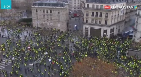 Францияда үкіметке қарсы шерулердің соңы зорлық-зомбылыққа ұласты