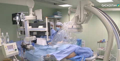 Қызылорда облыстық медицина орталығында ми тамыры дертіне операция жасалды