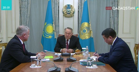 Нұрсұлтан Назарбаев Беларусь Республикасы Қауіпсіздік кеңесінің Мемлекеттік хатшысы Станислав Засьпен кездесті
