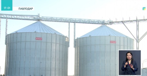 Павлодар қаласының іргесіндегі Ленин кентінде жаңа элеватор ашылды