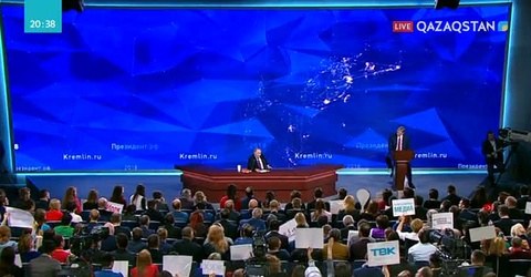 Ресей президенті ел экономикасы санкцияларға бейімделді деп мәлімдеді