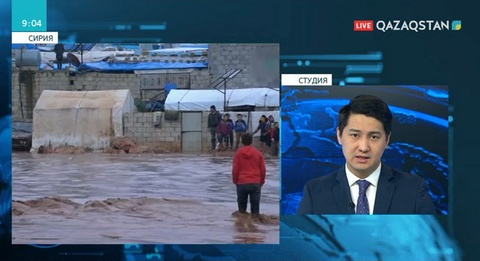 Сирияның солтүстігіндегі босқындар лагерін су басты