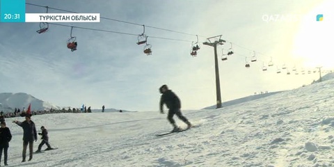 Түркістан облысында қысқы спорт түрлерінен фестиваль өтті