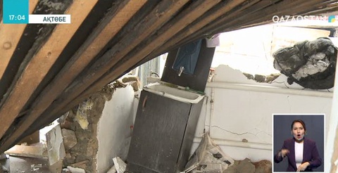 Ақтөбедегі тұрғын үйлердің бірінде газ баллоны жарылып, бір отбасы далада қалды