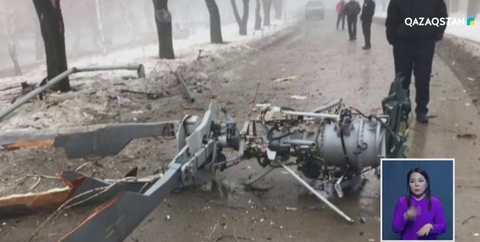 Алматыдағы тікұшақ апатынан кейін «SKY Service» компаниясының жұмысы тоқтатылды