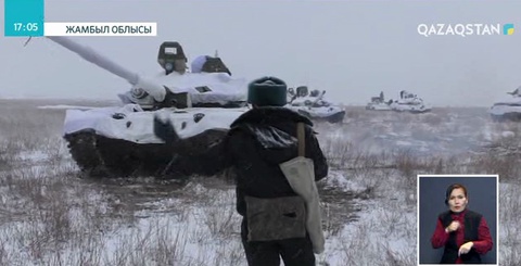 Әулиеата жерінде ауқымды әскери оқу-жаттығу өтті