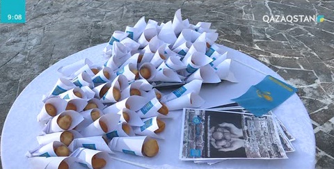 Ресейдегі қазақ дипломаттары ерекше акция өткізді