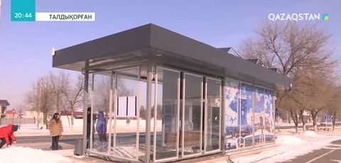 Талдықорғанда смарт аялдамалар орнатылып жатыр