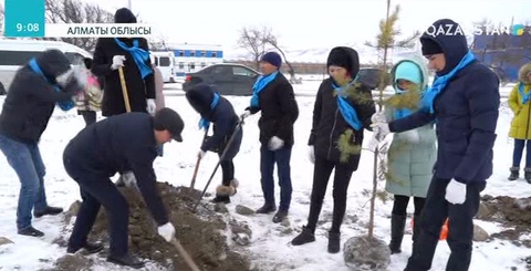 Көгалдандыру жұмыстары басталды