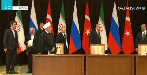 Ресей, Түркия мен Иран басшылары Сочиде бас қосты