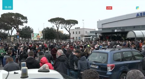 Римдегі «Чиампино» әуежайы уақытша жабылды