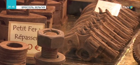 Брюссельде шоколад көрмесі өтіп жатыр