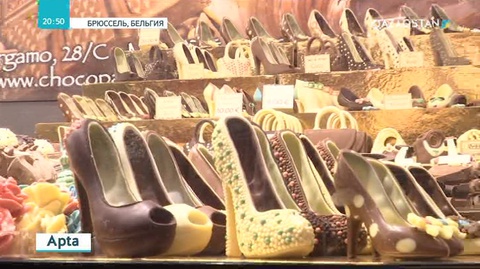 Брюссельде дәстүрлі шоколад көрмесі ашылды