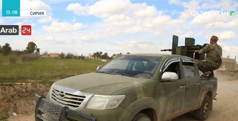 «ДАИШ» қаруын тастап, беріліп жатыр