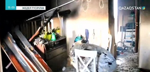 Астанадағы тұрғын үй кешенінен өрт шығып, 25 адам құтқарылды