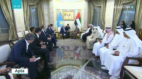Осы аптада Мемлекет басшысы жұмыс сапарымен Біріккен Араб Әмірліктеріне барды
