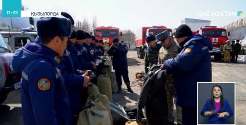 Қызылорда облысының құтқару жасақтары солтүстік өңірлерге көмекке барады