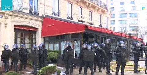 Франция билігі «Сары кеудешелер» қозғалысының наразылық акцияларына тыйым салмақ