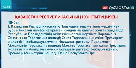 Қазақстан Республикасының Конституциясына сәйкес Сенат Төрағасының құқықтары