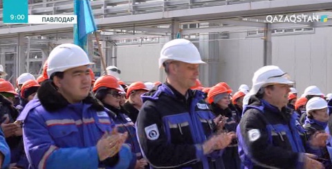 Павлодар мұнай-химия зауытының ұжымы Астананың  Нұр-Сұлтан болып өзгеруін қолдайды