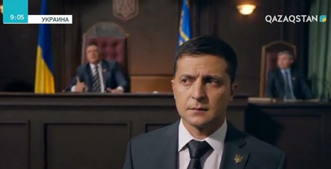 Украинада комедиялық актер президент болудан үмітті