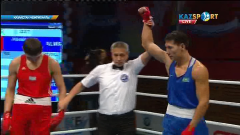 Екі Жәнібектің айқасында Әлімханның ұлы мықты болып шықты. Бокстан Қазақстан чемпионаты. 81 кг (ВИДЕО)