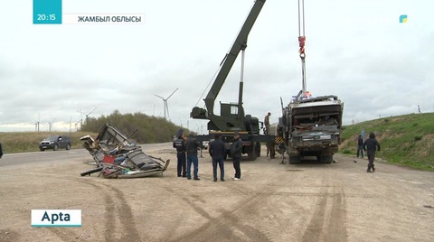 Жамбыл облысында ірі жол апатынан 11 адам қаза тапты